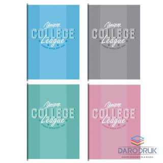 Unipap Zeszyt A4 COLLEGE PREP 32k. 90g linia kolor Unipap