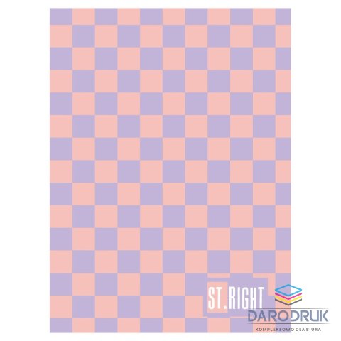 Unipap Zeszyt A5 CHECKERED VIBE 32k. 70g linia podwójna kolorowa Unipap