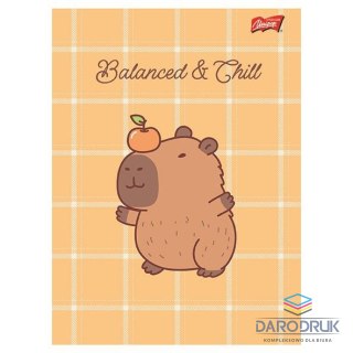 Unipap Zeszyt A5 Capybara Mood 32k. 70g krata Unipap