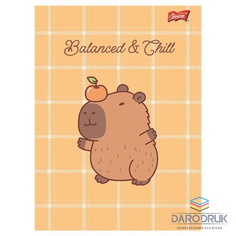 Unipap Zeszyt A5 Capybara Mood 32k. 70g krata Unipap