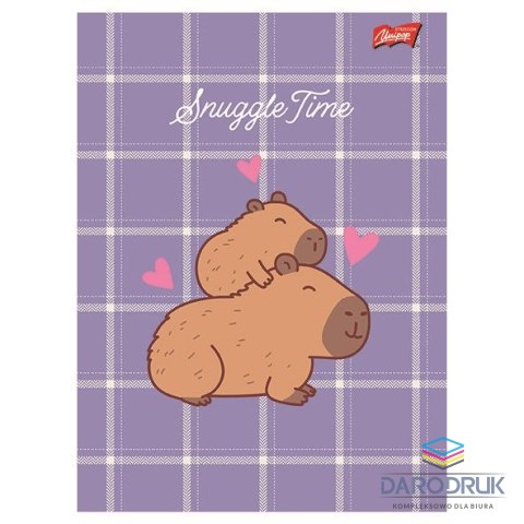 Unipap Zeszyt A5 Capybara Mood 32k. 70g krata Unipap
