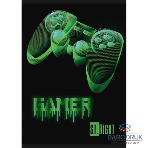 Unipap Zeszyt A5 GAME ZONE 32k. 70g krata Unipap