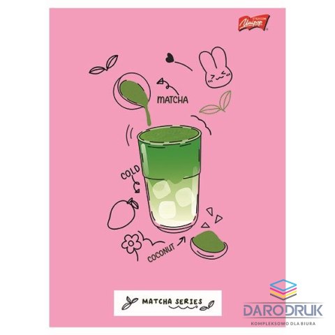 Unipap Zeszyt A5 Matcha Mood 32k. 70g podwójna linia kolor Unipap