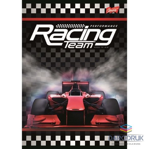 Unipap Zeszyt A5 Racing Team 32k. 70g podwójna linia kolor Unipap