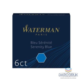 Waterman Naboje zwykły niebieski Waterman (S0110950)
