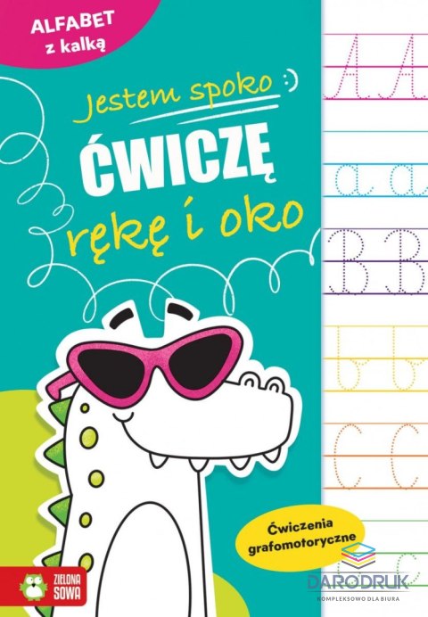 Zielona Sowa Książeczka edukacyjna Jestem spoko. Alfabet z kalką Zielona Sowa