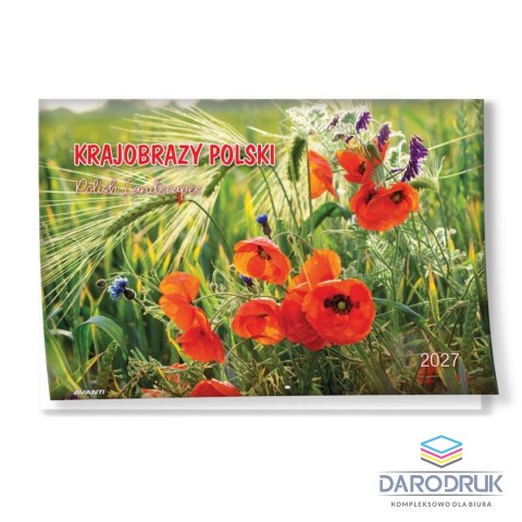 Avanti Kalendarz ścienny KRAJOBRAZY POLSKI wieloplanszowy 285mm x 410mm Avanti (KA-7)