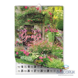Avanti Kalendarz ścienny MAŁY SPIRALA OGRODY 230mm x 305mm Avanti (KSMS-10)