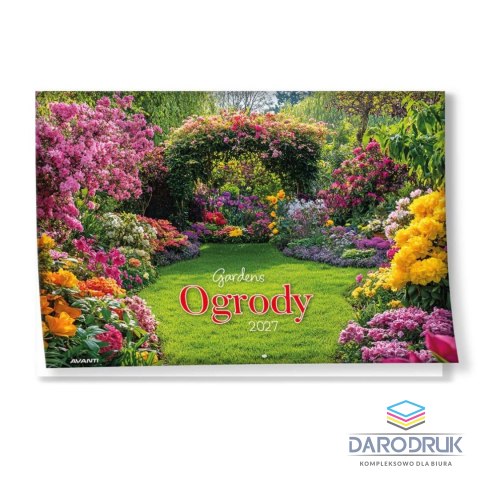 Avanti Kalendarz ścienny OGRODY wieloplanszowy 285mm x 410mm Avanti (KA-11)
