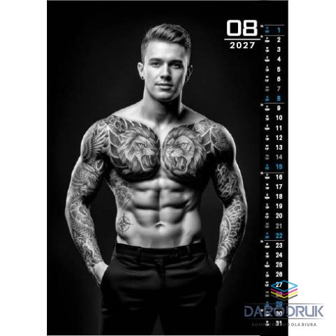 Jotan Kalendarz ścienny MEN 13 planszowe 315mm x 500mm Jotan (WP159)