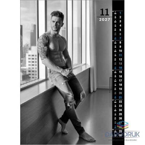 Jotan Kalendarz ścienny MEN 13 planszowe 315mm x 500mm Jotan (WP159)