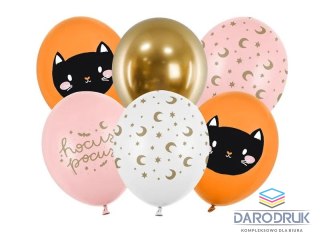 Partydeco Balon gumowy Hocus Pocus, mix mix 300mm 12cal Partydeco (SB14P-326-000-6)