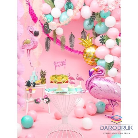 Partydeco Balon gumowy pastelowy 100 szt różowy 270mm 12cal Partydeco (SB12P-081J)