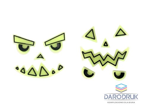 Partydeco Naklejka (nalepka) Żelowe naklejki na Dynię Partydeco (NDD1)