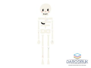 Partydeco Ozdoba halloweenowa Dekoracja wisząca Szkielet, 110 cm Partydeco (DWH2)