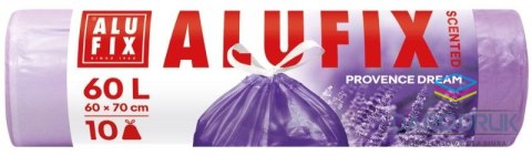 Alufix Worki na śmieci zapachowe lawenda kolor: fioletowy 60L 10 szt Alufix (BS-AX-669596)