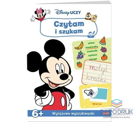 Ameet Książka dla dzieci Disney Uczy. Czytam i szukam Ameet (UCS 9302)