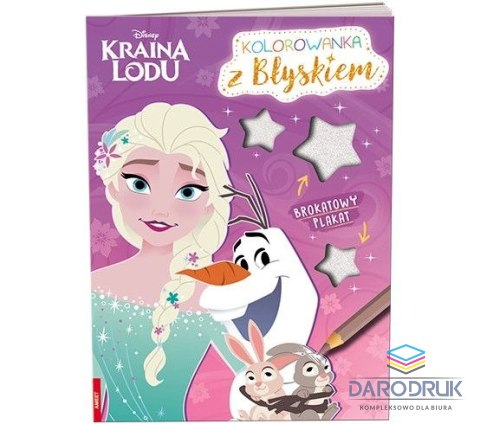 Ameet Książka dla dzieci Kraina Lodu. Kolorowanka z Błyskiem Ameet (KBP 9102)