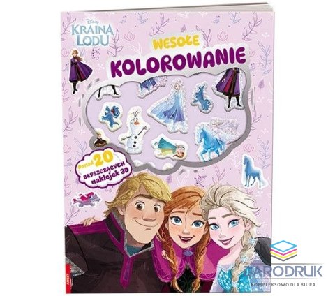 Ameet Książka dla dzieci Kraina Lodu. Wesołe Kolorowanie Ameet (PUF 7950)