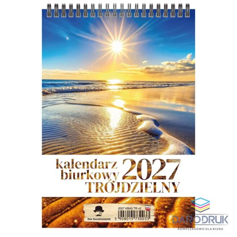 Avanti Kalendarz biurkowy PIONOWY biurkowy trójdzielny A5 Avanti (KBA5-TR)