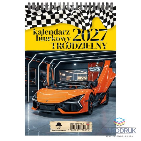 Avanti Kalendarz biurkowy PIONOWY biurkowy trójdzielny A5 Avanti (KBA5-TR)