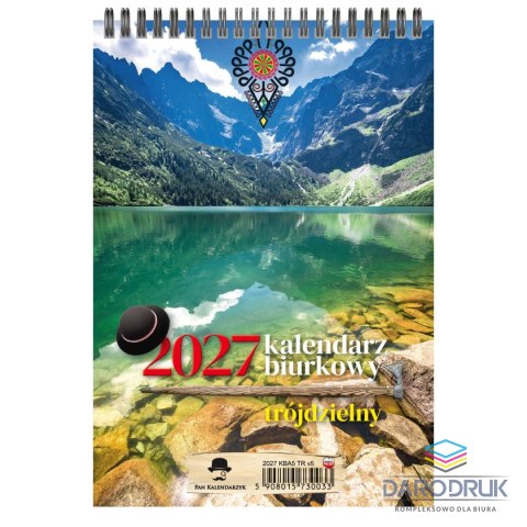 Avanti Kalendarz biurkowy PIONOWY biurkowy trójdzielny A5 Avanti (KBA5-TR)