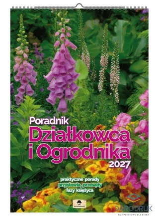 Avanti Kalendarz ścienny PORADNIK DZIAŁKOWCA I OGRODNIKA 12 KART 320mm x 470mm Avanti (A3 VD 16)