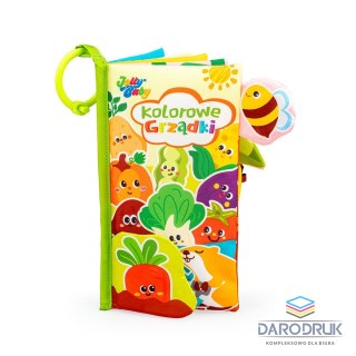 Jollybaby Książeczka edukacyjna MIĘKKA KOLOROWE GRZĄDKI Jollybaby (JB83283)