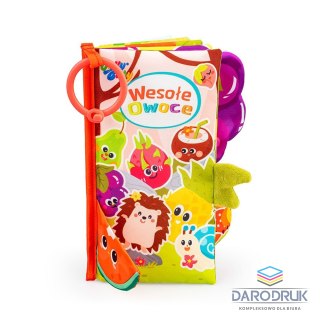 Jollybaby Książeczka edukacyjna MIĘKKA WESOŁE OWOCE Jollybaby (JB83282)
