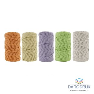 Tierra Sznurek ozdobny, pastel różowy 50m Tierra