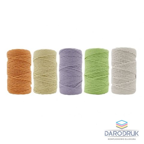 Tierra Sznurek ozdobny, pastel różowy 50m Tierra