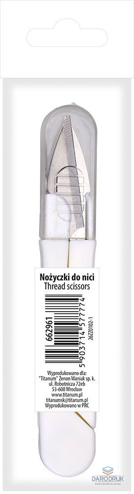 Titanum Nóż Craft-Fun Series Szydełkowanie Nożyk do nici Titanum (26ZZ0102-1)