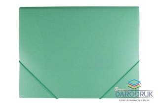 Titanum Teczka PP Titanum z gumką A4 niebieska mat (TGM4BL)