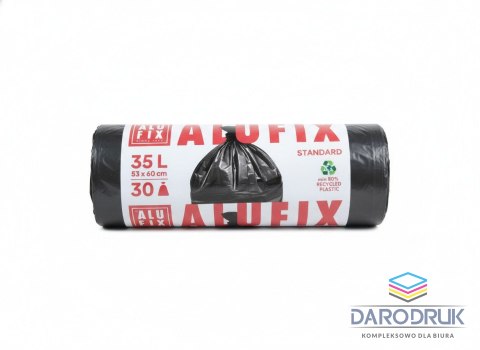 Alufix Worki na śmieci standard kolor: czarny 35L 30 szt Alufix (BS-AX-655483)