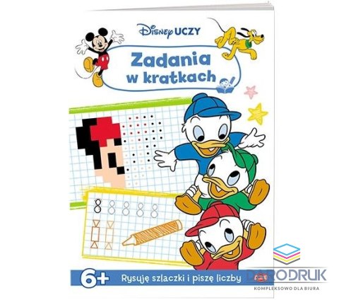 Ameet Książka dla dzieci Disney uczy. Miki. Zadania w kratkach Ameet (ULK 9301)