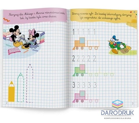 Ameet Książka dla dzieci Disney uczy. Miki. Zadania w kratkach Ameet (ULK 9301)