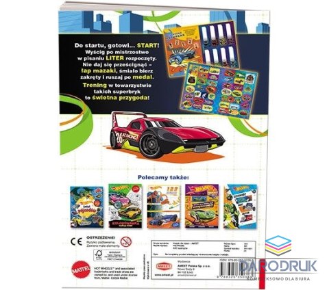 Ameet Książka dla dzieci Hot Wheels™. A B C wyścigów Ameet (EH 1601)