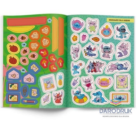 Ameet Książka dla dzieci Stitch. 100 Brokatowych Naklejek Ameet (NB 9113)