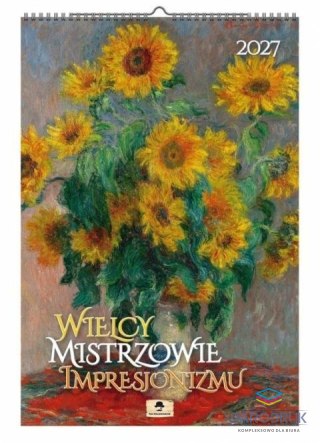 Avanti Kalendarz ścienny WIELCY MISTRZOWIE IMPRESJONIZMU 12 KART A3 Avanti (A3 VD 18)