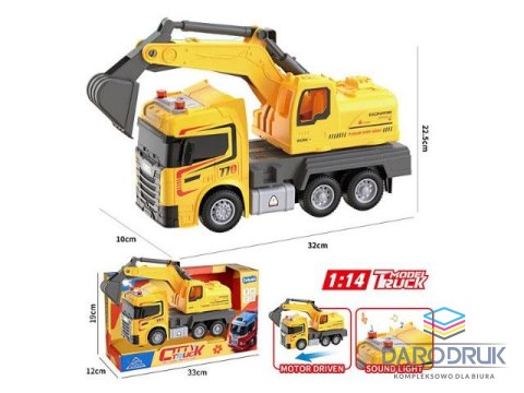 Bigtoys Samochód KOPARKA ŚW-DŹW Bigtoys (BA7768)