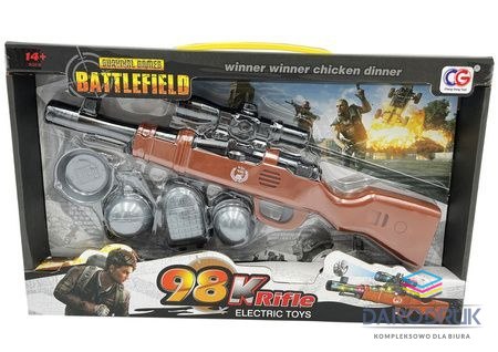Cabo Toys Karabin ZESTAW Z AKCESORIAMI Cabo Toys (L3890)