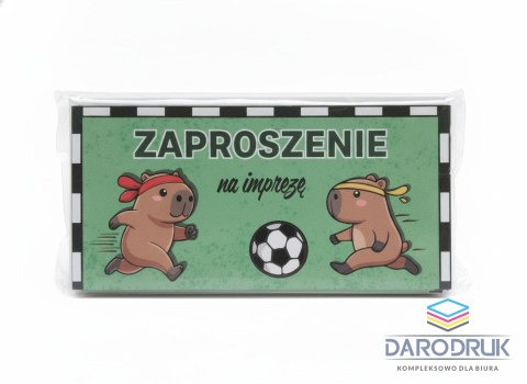 Henry Zaproszenie KAPIBARA PIŁKARZ Henry (5908451988487)
