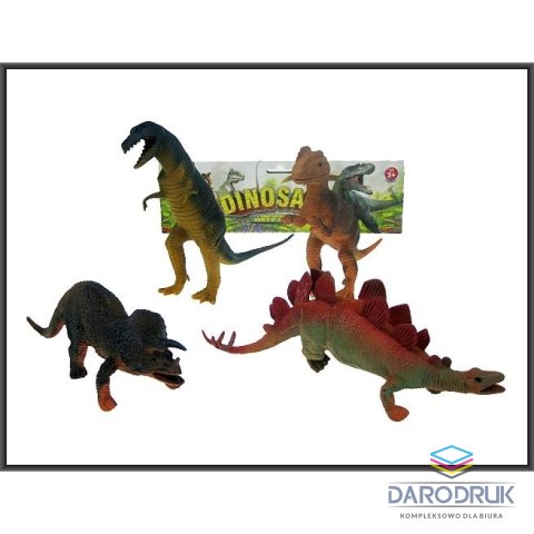 Hipo Figurka 24 cm Dinozaury 4 sztuki Hipo (HHB01)
