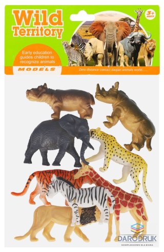 Mega Creative Figurka zwierzęta dzikie 8sztuk Mega Creative (594239)