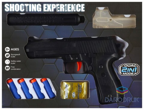 Mega Creative Pistolet PISTOLET NA KULKI WODNE+STRZAŁKI Mega Creative (598074)