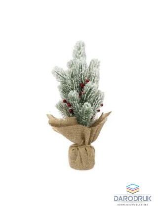Arpex Ozdoba świąteczna CHOINKA OŚNIEŻONA 32CM Arpex (BN1174)