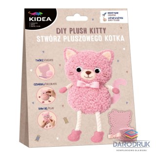 Kidea Zestaw kreatywny STWÓRZ PLUSZOWEGO KOTKA Kidea (SPLKKA)