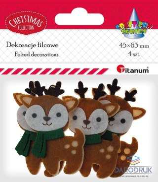 Titanum Ozdoba filcowa Craft-Fun Series Renifer Titanum (26CR0236)
