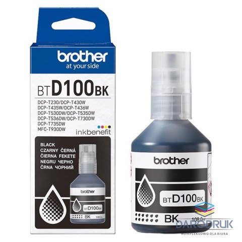 Tusz Brother BTD100BK | 7 500 str. | black