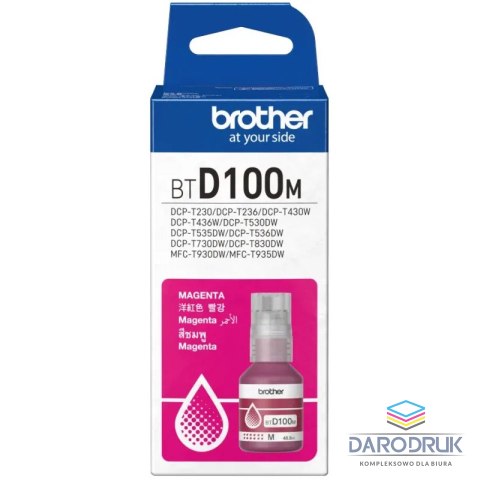 Tusz Brother BTD100M | 5 000 str. | magenta